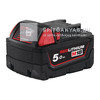 Milwaukee M18B5 Redlithium-ion akkumulátor 18 V 5,0 AH Milwaukee M18B5 Redlithium-ion akkumulátor 18 V 5,0 AH