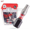 Milwaukee Shockwave bit CDTX20 25 mm, 25 db Milwaukee Shockwave bit CDTX20 25 mm, 25 db