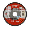 Milwaukee vágókorong fémhez Pro+ SCS41/115x1x22 mm Milwaukee vágókorong fémhez Pro+ SCS41/115x1x22 mm
