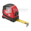 Milwaukee Pro Compact mérőszalag 8 m / 25 mm Milwaukee Pro Compact mérőszalag 8 m / 25 mm