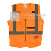 Milwaukee láthatósági mellény, narancssárga L/XL 1 db Milwaukee láthatósági mellény, narancssárga L/XL 1 db