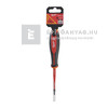 Milwaukee VDE csavarhúzó 3 oldalú markolattal T15 x75 Milwaukee VDE csavarhúzó 3 oldalú markolattal T15 x75