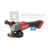 Milwaukee M18ONEFSAG125XB-0X M18 FUEL™ ONE-KEY™ 125 mm sarokcsiszoló fékező funkcióval