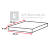 Oszlopfedlap fehér 35x35x5 cm Oszlopfedlap fehér 35x35x5 cm