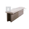 Kerítésfedlap fehér 25x100x4 cm Kerítésfedlap fehér 25x100x4 cm