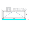 EkoSun 70 CL 2r üv Bukó 150x60 cm fehér egyszárnyú ablak EkoSun 70 CL 2r üv Bukó 150x60 cm fehér egyszárnyú ablak