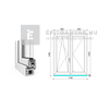EkoSun 70 CL 2r üv NY-BNY 120x150 cm bal fehér kétszárnyú váltószárnyas ablak EkoSun 70 CL 2r üv NY-BNY 120x150 cm bal fehér kétszárnyú váltószárnyas ablak