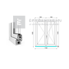 EkoSun 70 CL 2r üv NY-BNY 120x150 cm jobb fehér kétszárnyú váltószárnyas ablak EkoSun 70 CL 2r üv NY-BNY 120x150 cm jobb fehér kétszárnyú váltószárnyas ablak