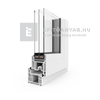 EkoSun 70 CL 3r üv BNY 120x120 cm bal kívül antracit, belül fehér egyszárnyú ablak EkoSun 70 CL 3r üv BNY 120x120 cm bal kívül antracit, belül fehér egyszárnyú ablak