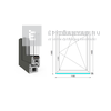 EkoSun 70 CL 3r üv BNY 120x150 cm jobb kívül antracit, belül fehér egyszárnyú ablak EkoSun 70 CL 3r üv BNY 120x150 cm jobb kívül antracit, belül fehér egyszárnyú ablak