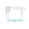 EkoSun 70 C 3r üv Fix 120x120 cm fehér fix ablak EkoSun 70 C 3r üv Fix 120x120 cm fehér fix ablak