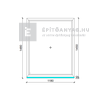 GreenEvolution 76 B 3r üv Fix 120x150 cm fehér fix ablak GreenEvolution 76 B 3r üv Fix 120x150 cm fehér fix ablak