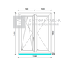 GreenEvolution 76 3D 3r üv NY-BNY 120x150 cm bal fehér kétszárnyú váltószárnyas ablak GreenEvolution 76 3D 3r üv NY-BNY 120x150 cm bal fehér kétszárnyú váltószárnyas ablak