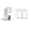 GreenEvolution 76 B 3r üv NY-BNY 150x120 cm jobb fehér kétszárnyú váltószárnyas ablak GreenEvolution 76 B 3r üv NY-BNY 150x120 cm jobb fehér kétszárnyú váltószárnyas ablak