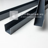 Orha (Everest Steel) Tartó sín - U profil 5000 mm, RAL 7016 matt antracit Orha (Everest Steel) Tartó sín - U profil 5000 mm, RAL 7016 matt antracit