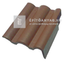 Terrán Renova Plus Szegélycserép jobb ColorSystem barna Terrán Renova Plus Szegélycserép jobb ColorSystem barna