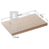 Star Stone Róma Clasic fedlap 50x35x3 cm smoke Star Stone Róma Clasic fedlap 50x35x3 cm smoke