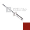 Galeco alumínium szegecs 3,2x0,8 mm RAL3009 sötétpiros Galeco alumínium szegecs 3,2x0,8 mm RAL3009 sötétpiros