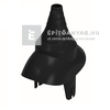 Terrán antennakivezető adapter DN110 fekete Terrán antennakivezető adapter DN110 fekete