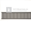 Aco SELF Horganyzott bordás rács, porszórt antracit 0,5 m Aco SELF Horganyzott bordás rács, porszórt antracit 0,5 m