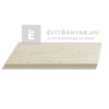 Semmelrock Bradstone Lusso Tivoli Lap krémfehér 90x30x4,5 cm Semmelrock Bradstone Lusso Tivoli Lap krémfehér 90x30x4,5 cm