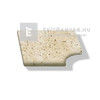 Semmelrock Bradstone Travero Medence szegély sarokelem melírozott homokkő 45x45x3,5 cm Semmelrock Bradstone Travero Medence szegély sarokelem melírozott homokkő 45x45x3,5 cm