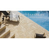 Semmelrock Bradstone Travero Medence szegély sarokelem melírozott homokkő 45x45x3,5 cm Semmelrock Bradstone Travero Medence szegély sarokelem melírozott homokkő 45x45x3,5 cm