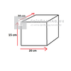 Semmelrock Bradstone Travero Kerítéselem félkő homokkő melírozott 20x20x15 cm Semmelrock Bradstone Travero Kerítéselem félkő homokkő melírozott 20x20x15 cm