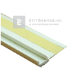 Masterplast Masterprofil ablakcsatlakozó profil 2,5 m Masterplast Masterprofil ablakcsatlakozó profil 2,5 m