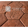 Fabrostone Cotto Hexa Járólap terrakotta 20x20x2,5 cm Fabrostone Cotto Hexa Járólap terrakotta 20x20x2,5 cm