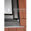 Roto Designo EDR Rx 1x1 SDS AL Szoló burkolókeret, sík tetőfedéshez 7/14, 74x140 cm