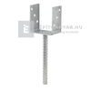 Vormann oszloptalp betehető 121x60x100 mm Vormann oszloptalp betehető 121x60x100 mm