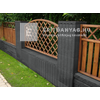 KK Kavics Lisszabon Bordás kosár antracit 45x30x30 cm KK Kavics Lisszabon Bordás kosár antracit 45x30x30 cm