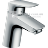 Hansgrohe Logis 70 Mosdócsaptelep egykaros, push-open lefolyógarnitúrával króm Hansgrohe Logis 70 Mosdócsaptelep egykaros, push-open lefolyógarnitúrával króm
