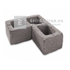 Leier Antik kerítéskő sarokelem füstantracit 20x40x20 cm Leier Antik kerítéskő sarokelem füstantracit 20x40x20 cm