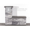 Leier Architektúra Kerítéskő sarokelem márványfekete 40x20x20 cm Leier Architektúra Kerítéskő sarokelem márványfekete 40x20x20 cm