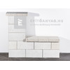 Leier Modern Kerítéskő normál natúr törtfehér 40x20x20 cm Leier Modern Kerítéskő normál natúr törtfehér 40x20x20 cm
