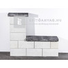 Leier Modern Kerítéskő normál natúr törtfehér 40x20x20 cm Leier Modern Kerítéskő normál natúr törtfehér 40x20x20 cm