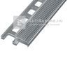 Salag alumínium barázdált lépcsőprofil 10 mm, natúr alumínium 2,5 m Salag alumínium barázdált lépcsőprofil 10 mm, natúr alumínium 2,5 m