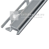 Salag alumínium barázdált, íves lépcsőprofil 10 mm, natúr alumínium 2,5 m Salag alumínium barázdált, íves lépcsőprofil 10 mm, natúr alumínium 2,5 m