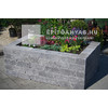 Leier Block kerti falazóelem antik, füstantracit 21x35x14 cm