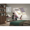 Velux GLL MK08 1061 Standard Plus ablak felső kilinccsel, háromrétegű üveggel 78x140 cm Velux GLL MK08 1061 Standard Plus ablak felső kilinccsel, háromrétegű üveggel 78x140 cm