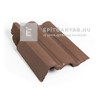 Terrán Standard Szegélycserép bal kakaóbarna Terrán Standard Szegélycserép bal kakaóbarna