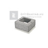 Semmelrock Rivago Kerítéselem Slim félkő középszürke 20x20x9 cm Semmelrock Rivago Kerítéselem Slim félkő középszürke 20x20x9 cm
