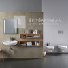 Geberit Selnova Square fali WC mélyöblítésű, 35x34x53 cm