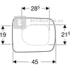 Geberit Selnova Square WC-ülőke Geberit Selnova Square WC-ülőke
