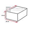 Semmelrock Bradstone Lias Lépcsőelem hamuszürke 45x35x15 cm