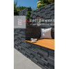 KK Kavics Manufaktúra Vezúv Támfal normálkő antracit 58/60x29x12 cm KK Kavics Manufaktúra Vezúv Támfal normálkő antracit 58/60x29x12 cm