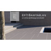 KK Kavics Manufaktúra Manhattan Lap, antracit 60x60x4 cm KK Kavics Manufaktúra Manhattan Lap, antracit 60x60x4 cm