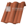 Terrán Renova Plus félnyeregtető cserép ColorSystem tégla Terrán Renova Plus félnyeregtető cserép ColorSystem tégla
